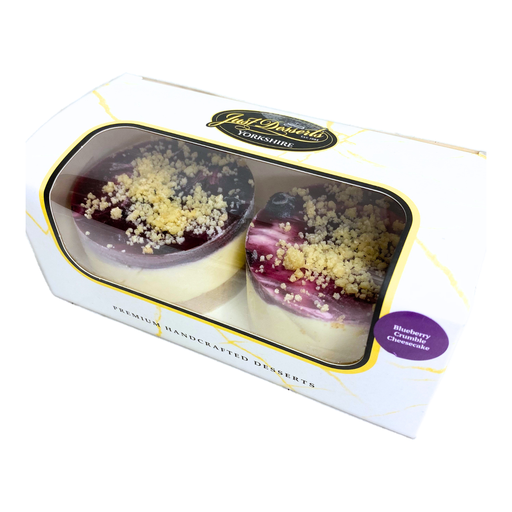 Just Desserts Blueberry Cheesecake Twin Pack