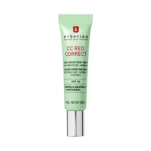 ERBORIAN CC Red Dot Correct Broad Spectrum Primer Sunscreen SPF 25, 15 ml
