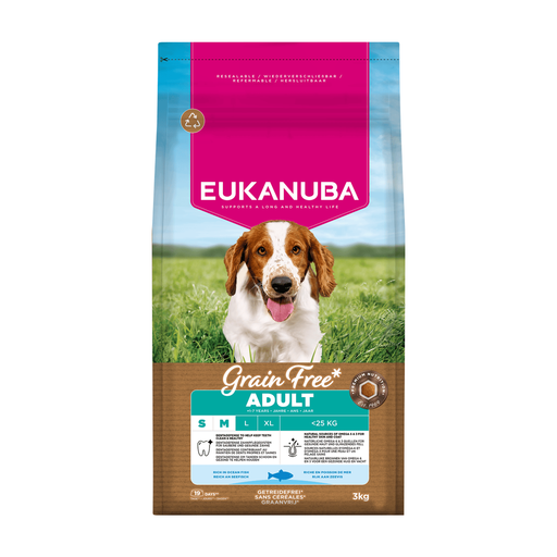 Eukanuba Grain Free Adult Small/Medium Ocean Fish