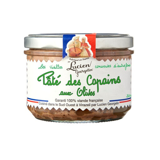 P?té des Copains with Olives by Lucien Georgelin