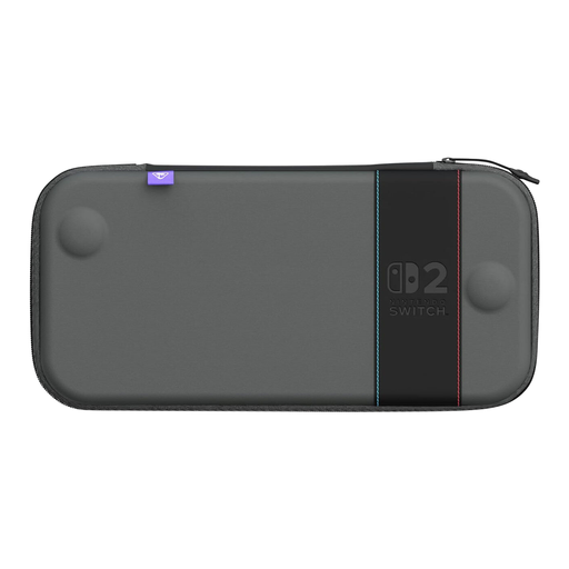 Turtle Beach Playtrek Slim Transport Case for Switch 2 - Officially Licensed by Nintendo - Charcoal Black