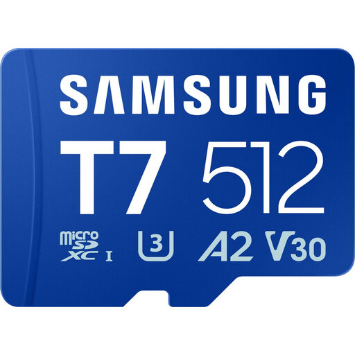 SAMSUNG T7 microSD Memory Card 512GB