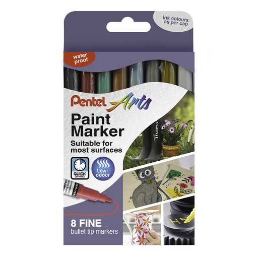 Pentel Fine Paint Marker Metallic Colours