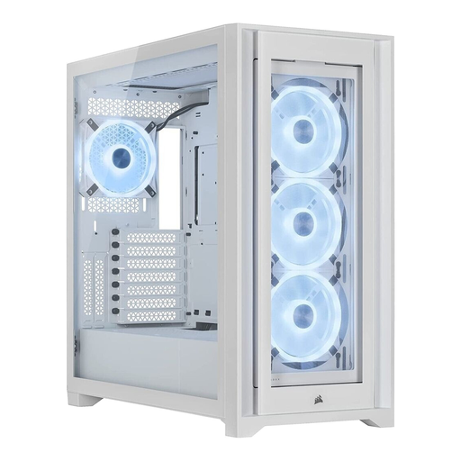 Corsair iCUE 5000X RGB QL Edition Mid-Tower ATX Gaming Case White