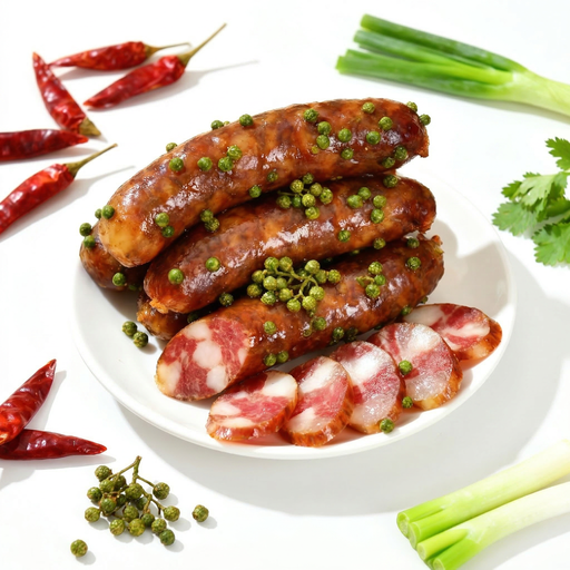Laweiju Dried sausage Sichuan green pepper very hot 260g