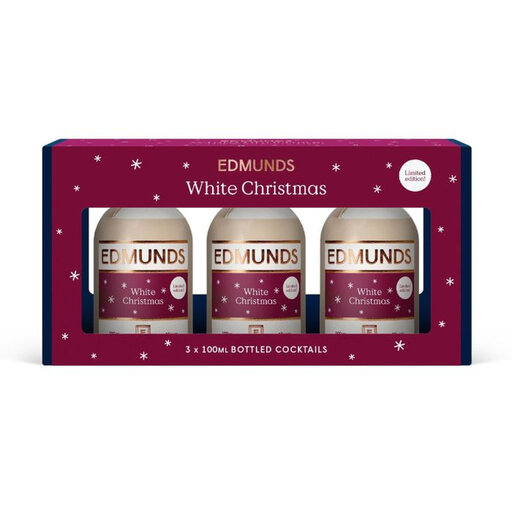Amaretto and Sapling Vodka White Christmas Liqueur Gift Box (3 x 100ml)