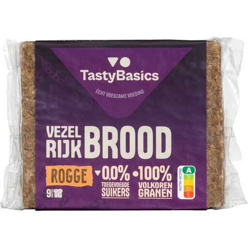 TastyBasics Roggebrood - 9 stuks