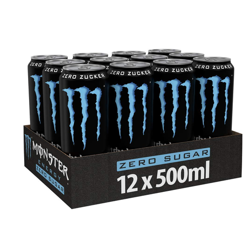 MONSTER ENERGY Zero Sugar 12x0.5L
