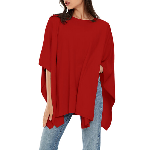 PULI Womens Shawl in Red