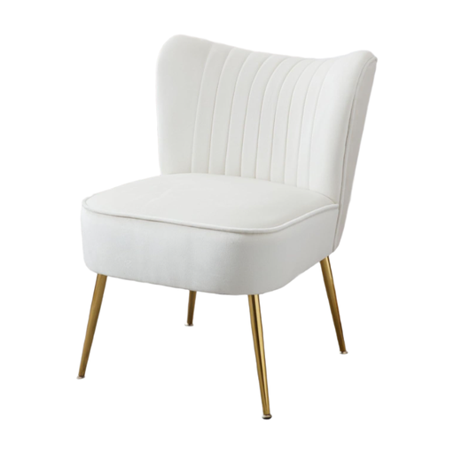 chairus 2er-Set Samt-Clubsessel in Beige