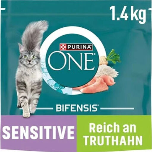 Purina ONE BIFENSIS Sensitive Rich in Turkey 6 x 1.4 kg