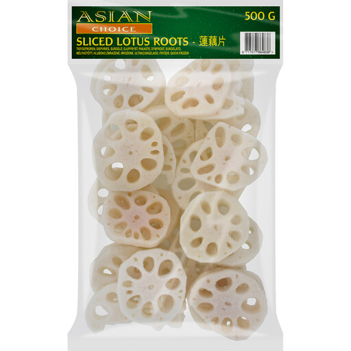 Asian Choice Frozen Sliced Lotus Root 500g