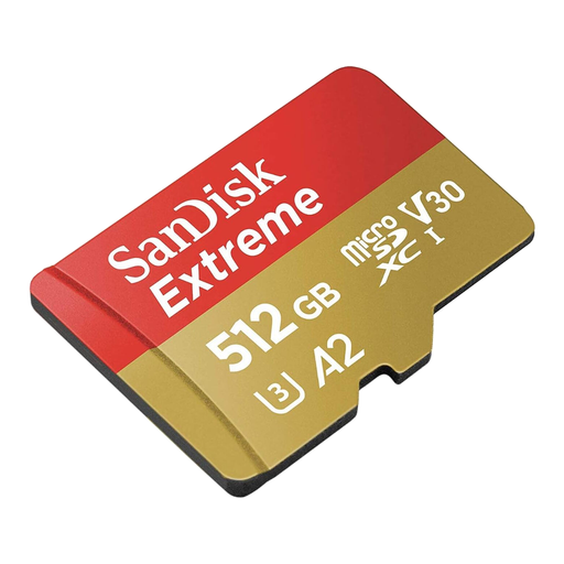 SANDISK Extreme microSDXC 512GB with SD Adapter