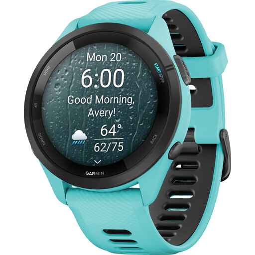 Garmin Forerunner 265 sporthorloge in blauw