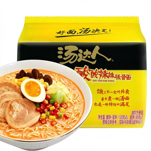 Uni-president Instant Noodles - Sour & Spicy Tonkotsu Flavor