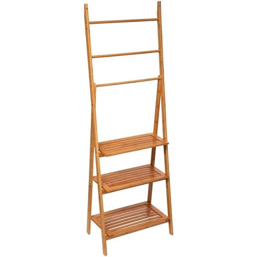 5five Bamboo Towel Ladder with Shelf