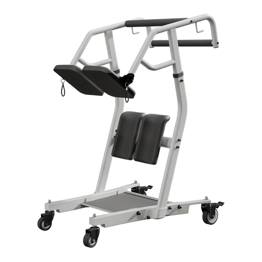 Wheel assisted seat and stand-up transfer machine