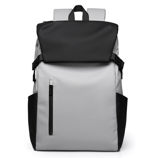 Sac à dos à rabat Color Block, pour ordinateur portable 15,6 pouces