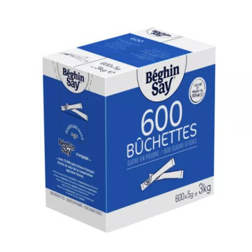 Béghin Say Sugar Sticks 600 x 5 g - 3 kg
