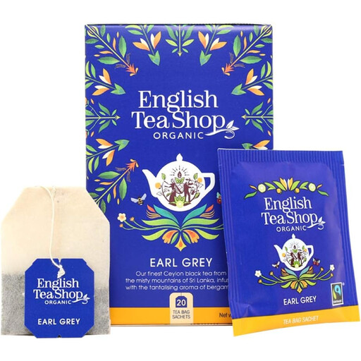 English Tea Shop Organic Earl Grey 20 Tea Bag Sachet