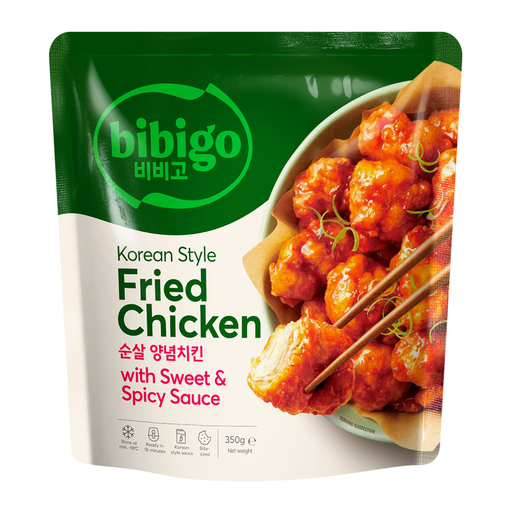 bibigo Korean Style Fried Chicken with Sweet & Spicy Sauce 350g