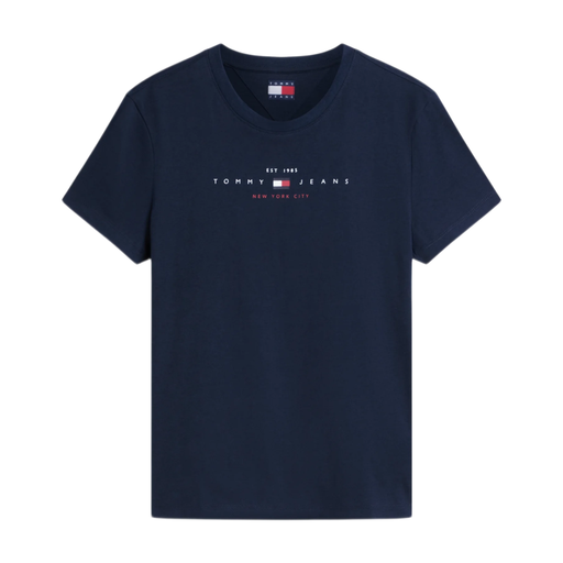 Tommy Hilfiger Jeans Women Logo Lightweight T-Shirt - Dark Night Navy