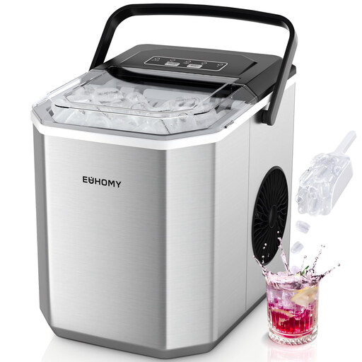Euhomy Stainless Steel Countertop Ice Maker