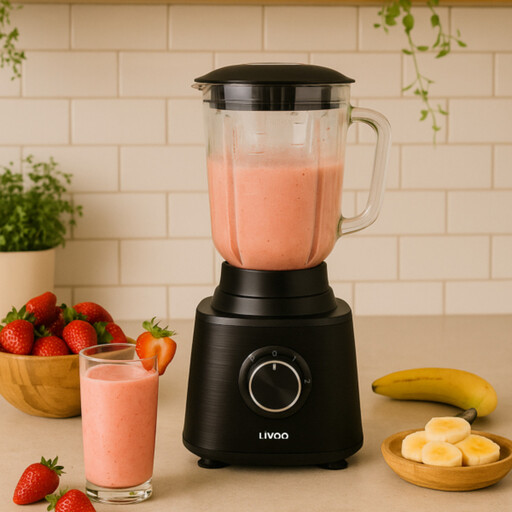 Livoo Multifunctional robot 1.5l 600w black - DOP250N