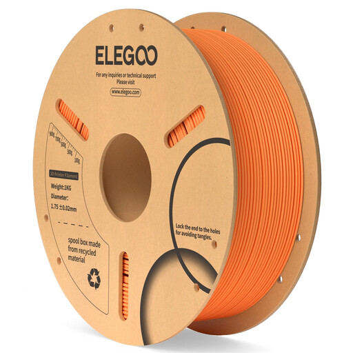 Elegoo PLA Filament 1kg Paper Spool-Orange
