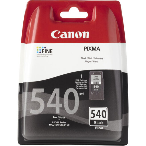 Canon PG-540 Ink Cartridge 1 Pc Original Standard Yield Black