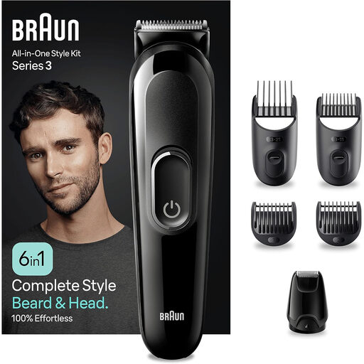 BRAUN Series 3 MGK3420 - 6-in-1 Multifunctional Trimmer Kit
