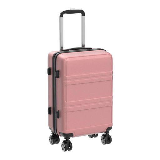Travel Suitcase L Size, Durable Hardshell Luggage with Smooth Rolling Wheels, Nude