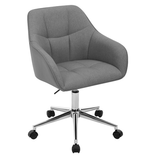 Woltu Home Office Stuhl mit Leinenoptik