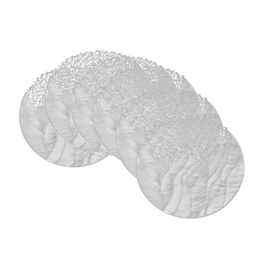 Round PVC Placemat in Sea Flower Design