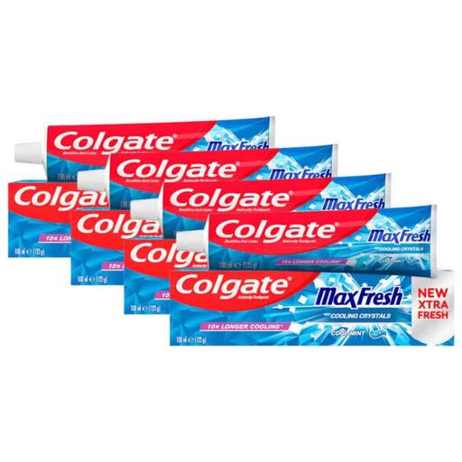 COLGATE Dentifrice Max Fresh Coolmint 100 ml - Lot de 4