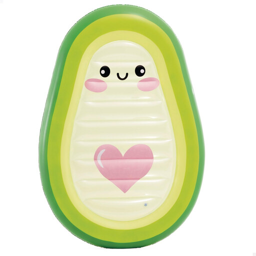 INTEX 165x114x23cm Avocado Buddy Float, Summer Inflatable Float, Swimming Pool Float, Beach Fun Float