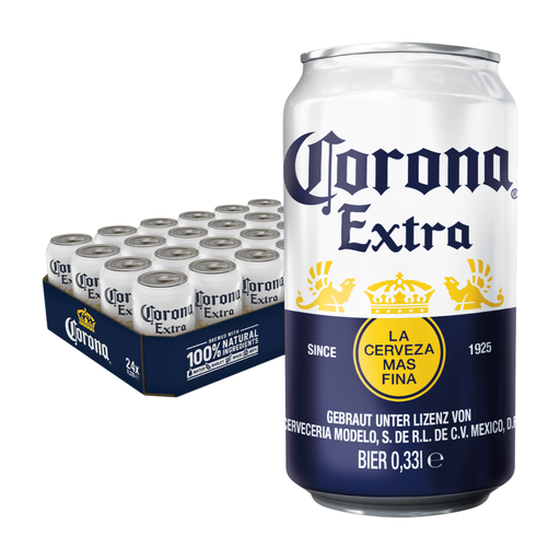 Corona Extra Lager Beer 24x0.33L