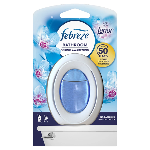 Febreze Bathroom Continuous Air Freshener, Lenor Spring Awakening, 1 Count