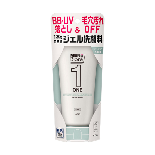 Biore Men’s ONE Makeup Remover & Face Wash Gel 200 g