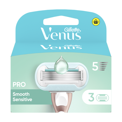 Gillette Venus Deluxe Smooth Sensitive Refill Cartridges