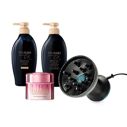 Pack Bellissima x TSUBAKI Cheveux Réparés & Boucles Définies