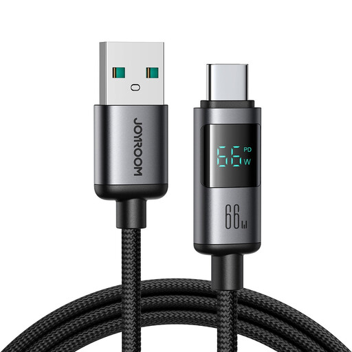 JOYROOM S-A16 Pro Prism Series 66W USB-A auf USB-C Kabel mit Display