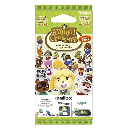 Nintendo Animal Crossing Series 1 Card Pack (1 Special Card + 2 Standard Cards)