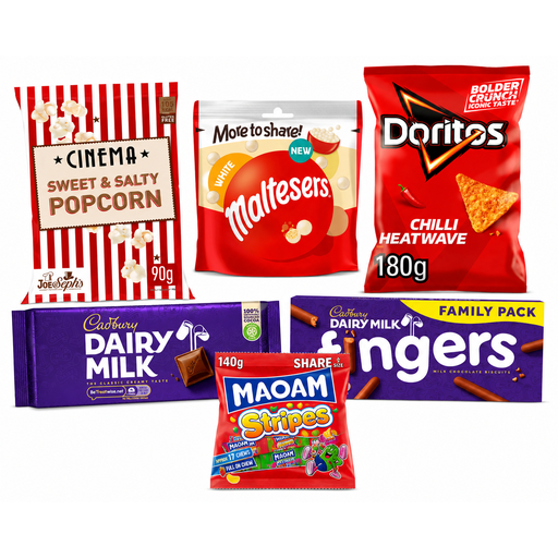 The Ultimate Chocolate, Crisps & Sweets Big Night In Bundle