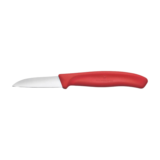 Swiss Classic vegetable knife, 6 cm, straight, red