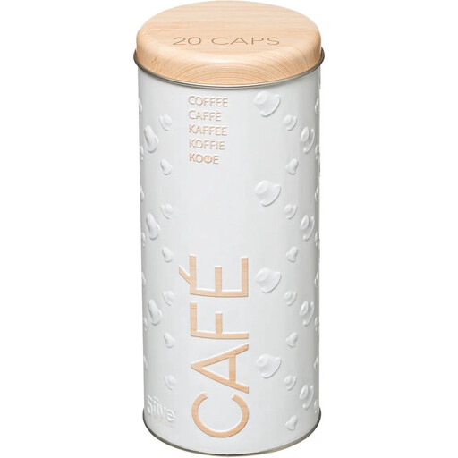 5five White Coffee Capsule Storage Box 1.2L