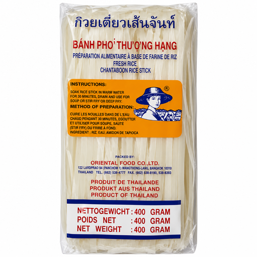 Rice Sticks 10 mm, 400 g pack