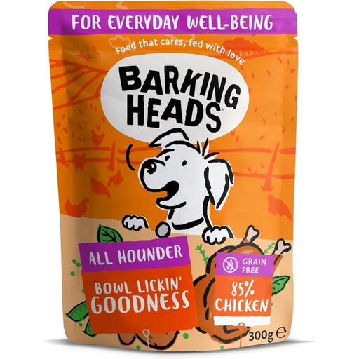 Barking Heads Wet Bowl Lickin' Chicken 10x300g