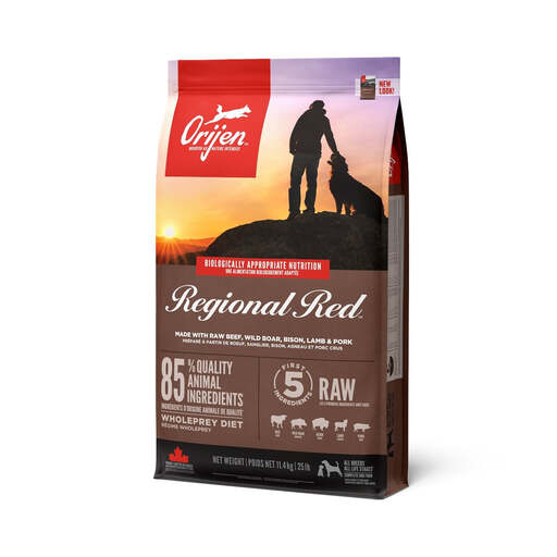 Orijen Whole Prey Red Meat & Coat & Skin Health Formula Adult Dog Food, 11.4 kg