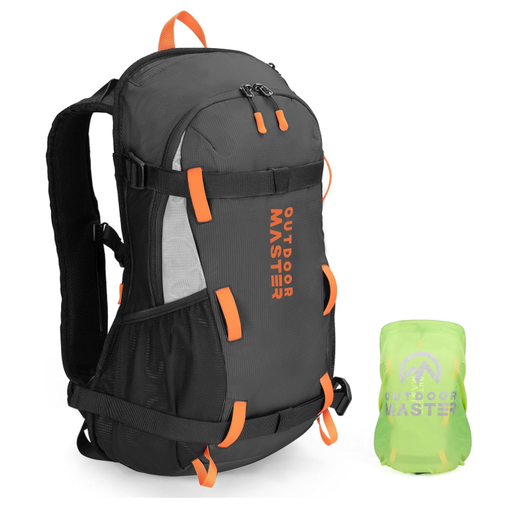 OutdoorMaster Snow Sport Travel Backpack- Black 18L